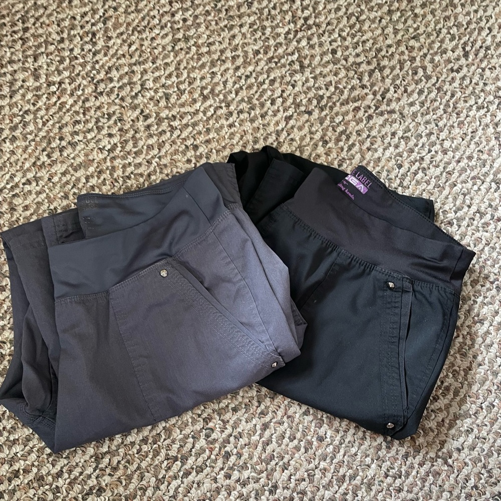 Yoga stretch scrub pants by healing hands